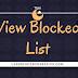 How and Where to View blocked list on Facebook