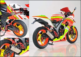 Honda CBR 250R 2011 Full Colour And Fiber Modification