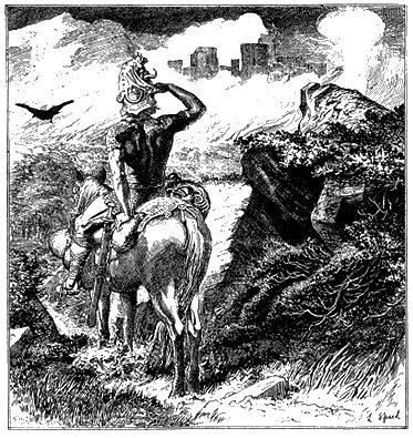 Sigurd sees Brynhild from afar by H J Ford Lancelot Speed 