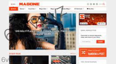 Magone blogger premium template