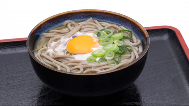 「月見そば（Tukimi soba）」