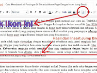 Cara Membatasi Isi Postingan Di Beranda/Home Page Dengan Insert Jump Break