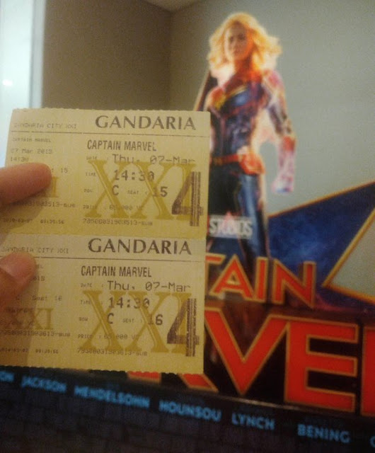 tiket nonton film captain marvel