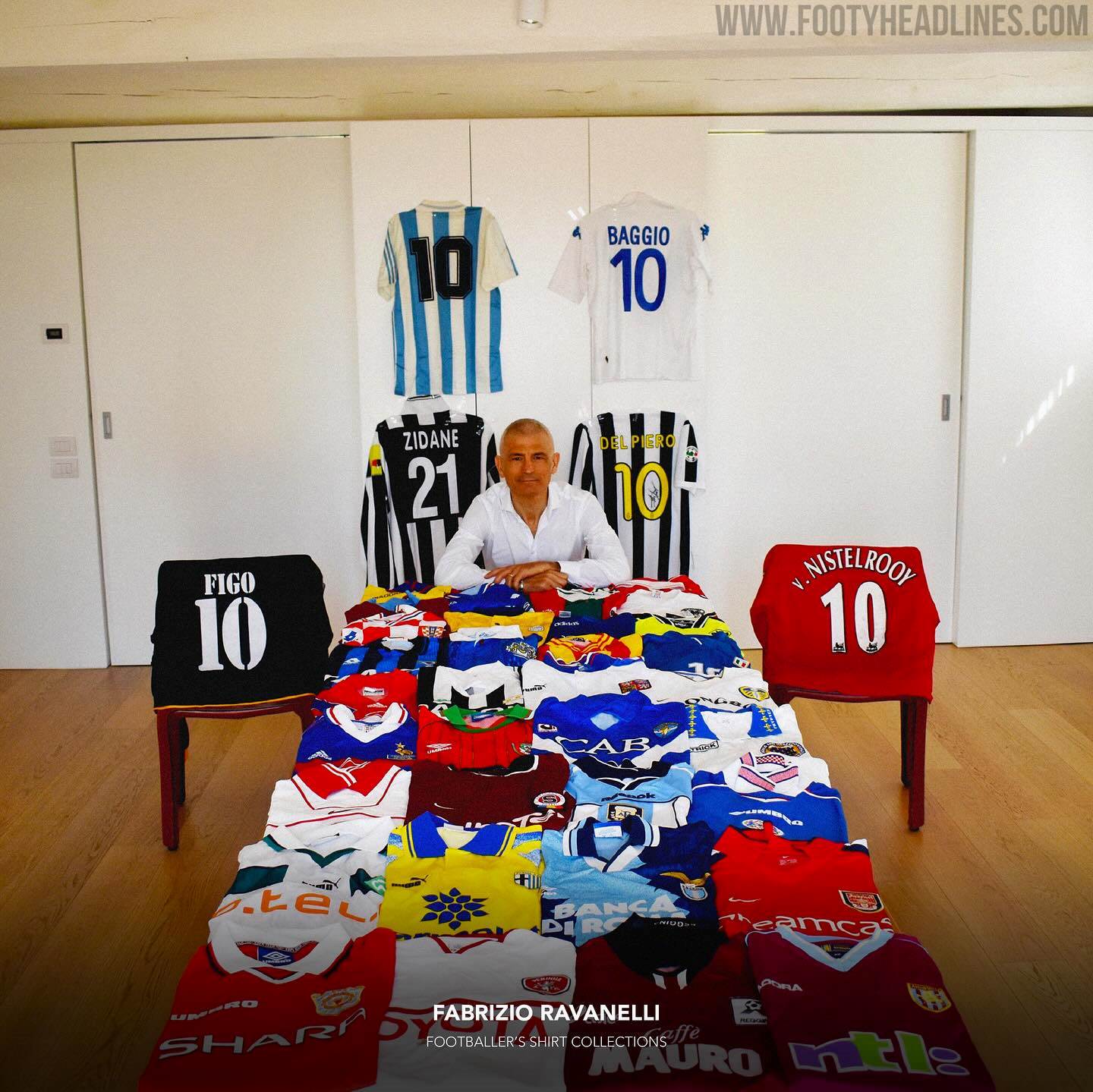 Impressive Footballers' Shirt Collection - Footy Headlines