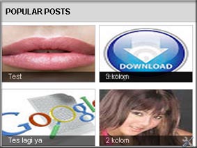 Modifikasi Popular Posts Default Blogger