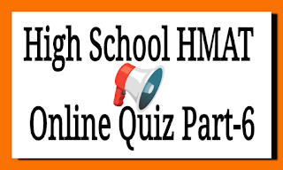 HMAT Online Quiz Part-6