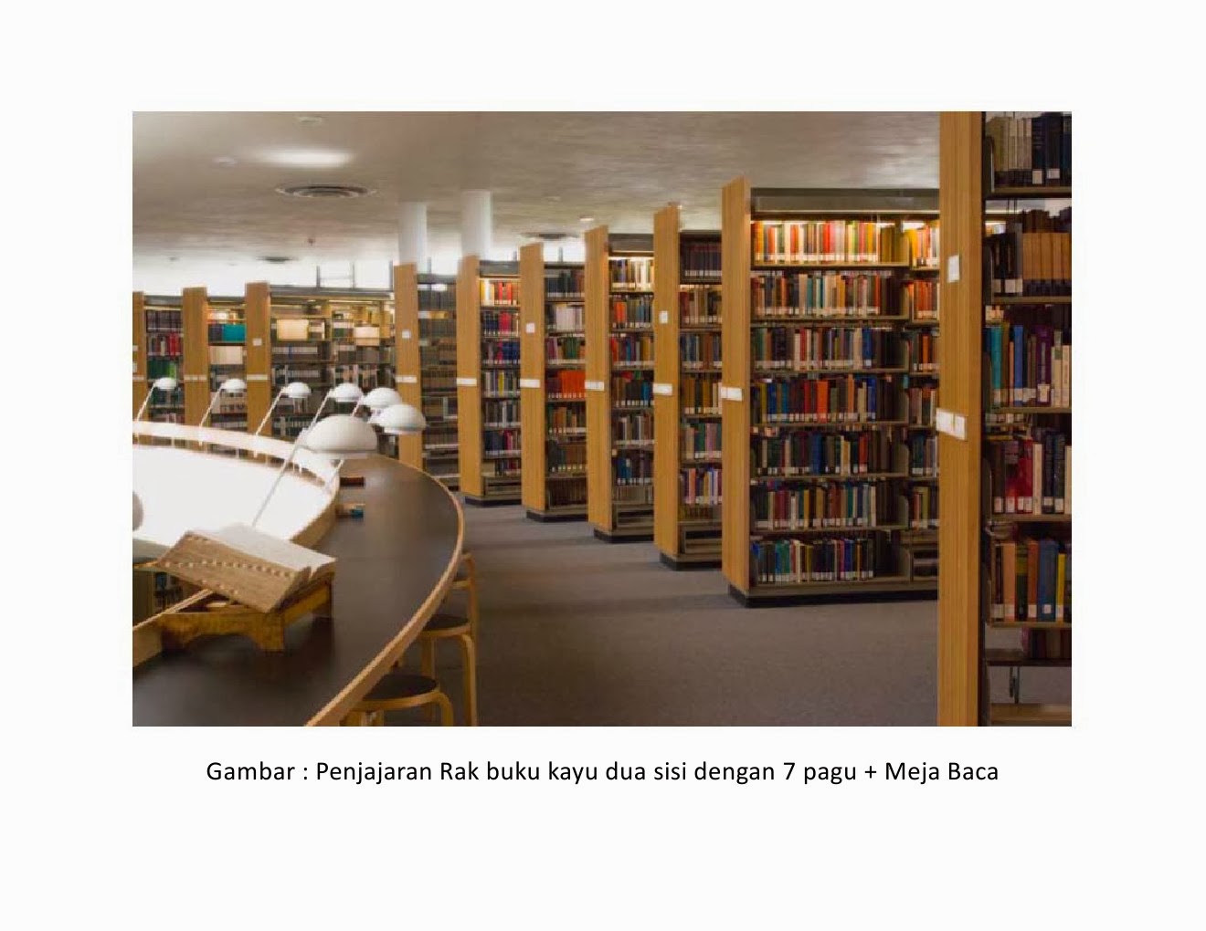 Rancangan Tata Ruang  Perpustakaan  Polikant Perpustakaan  