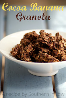 Gluten Free Cocoa Banana Granola