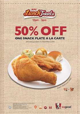KFC Promotions 2012: 50% OFF Snack plate