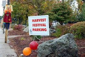 Harvest Festival Parking Sign 2013