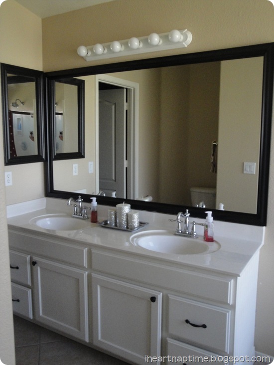 framing your bathroom mirror