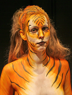 Face Bodypainting, amazing painting