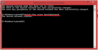 Sharing Koneksi Internet di Windows 8 dengan Hostednetwork