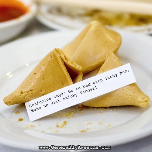 15 Funny Fortune Cookie Fortunes Fortune Cookies