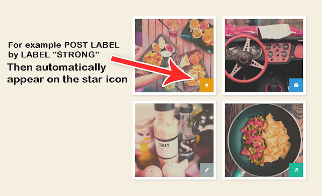 Specific Marking Label with Tag Post Conditional for Blogger