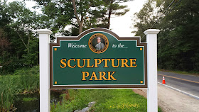 new Sculpture Park sign