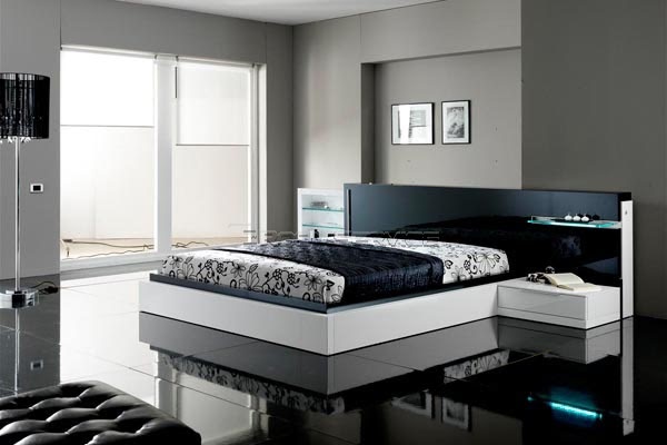 House Designs  Black And White Contemporary  Modern  Bedroom  