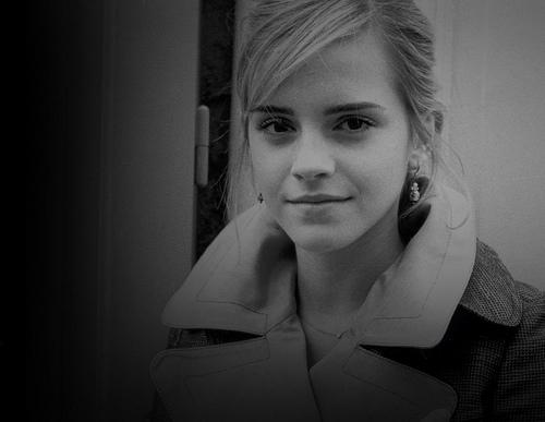 emma watson black and white pretty pictures