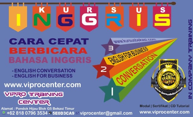 Kursus bahasa inggris di Tambun Bekasi 081219120604 dan pelatihan diperusahaan