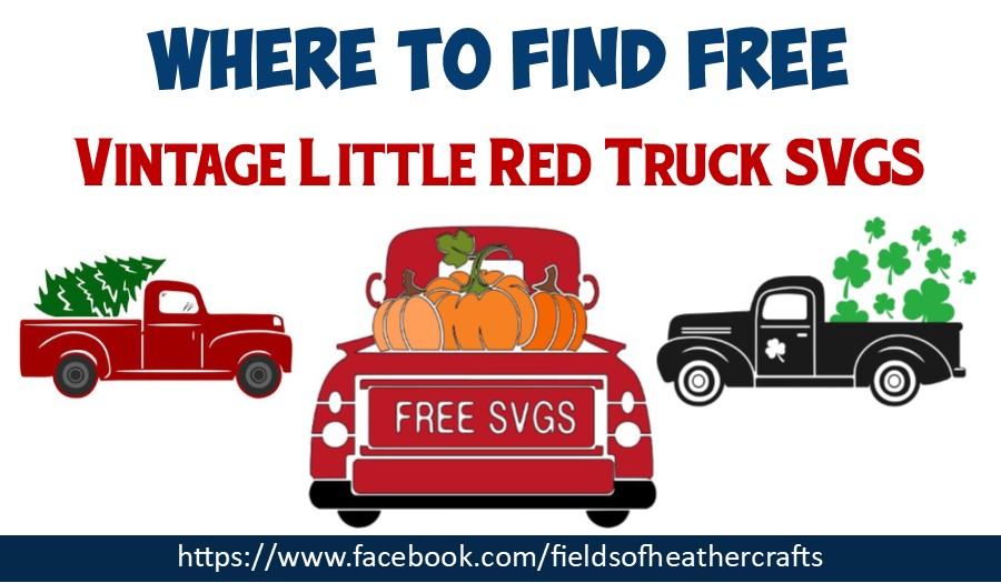 Download Vintage Red Truck - Free SVGs & Project Ideas