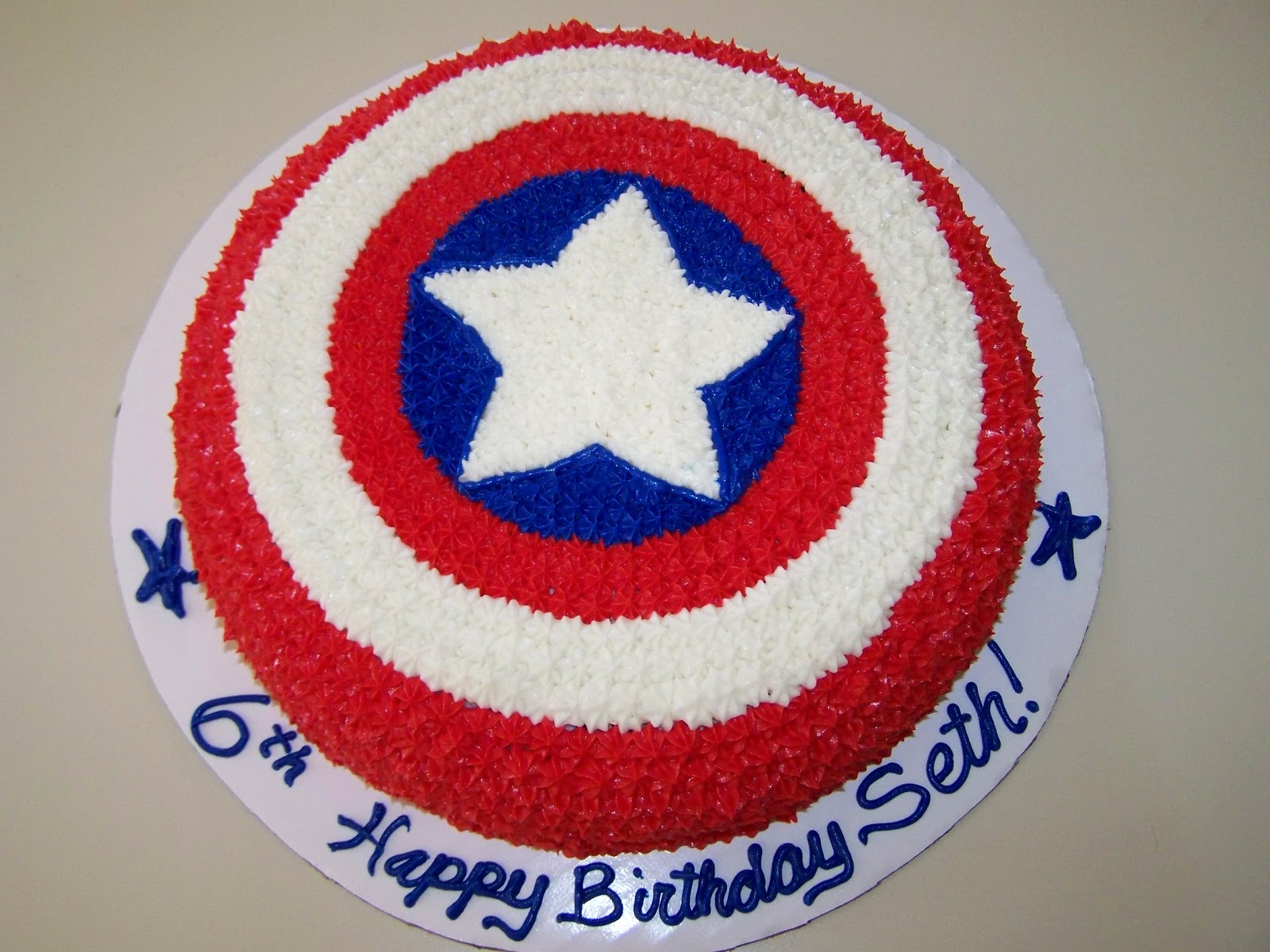 Cakes by Kristen H.: Captain America Shield