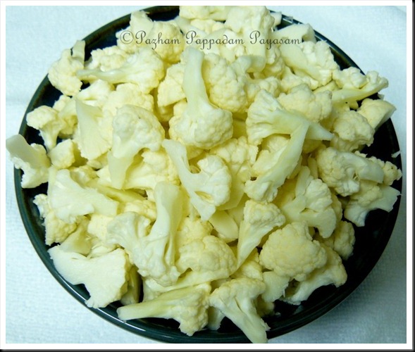 Recipes for cauliflower mix