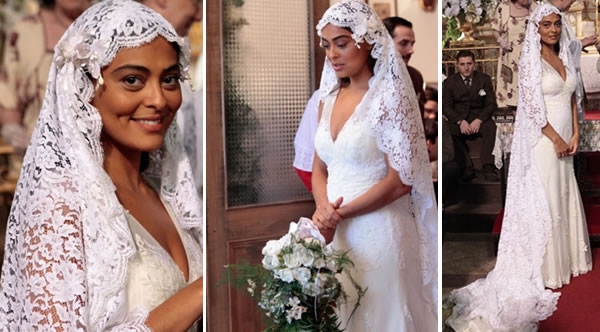 Juliana Paes como Gabriela, vestido de noiva, Lethicia Bronstein