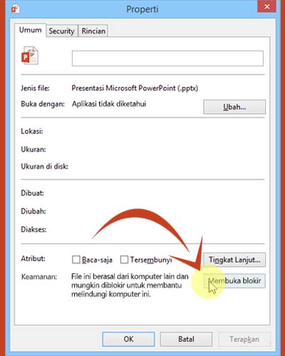 mengatasi file powerpoint error