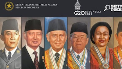 Kemensetneg Posting Julukan 6 Presiden RI, Warganet: Presiden ke-7 Bapak Utang dan The King of Lip Service