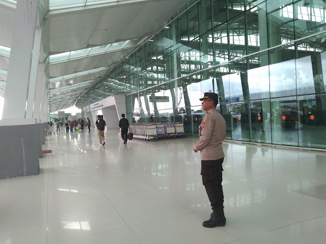 Polsek Bandara Sepinggan Balikpapan Gelar Patroli KRYD, Jamin Keamanan Bandara Tetap Kondusif