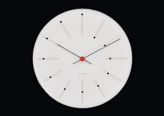 BANKERS  WALL CLOCK ARNE JACOBSEN