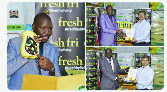 Fresh Fri becomes the First Edible Oil Brand to Get a Nod from Kenya Nutritionist and Dieticians Institute.