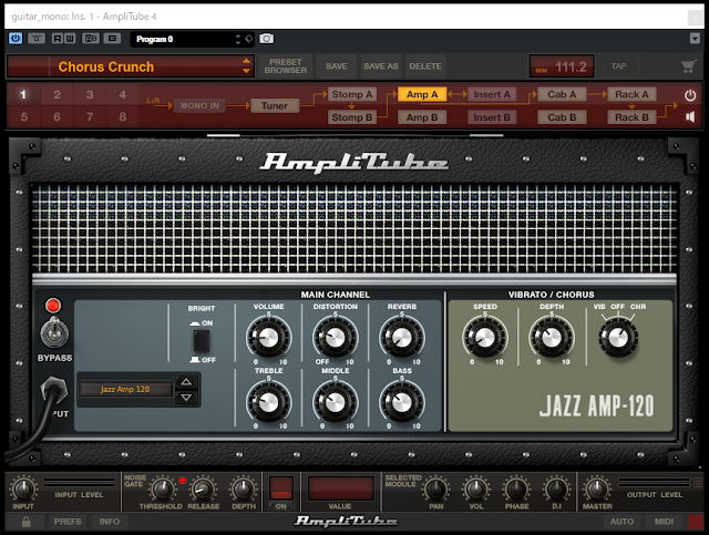 amplitube4 ジャズコーラス JC-120