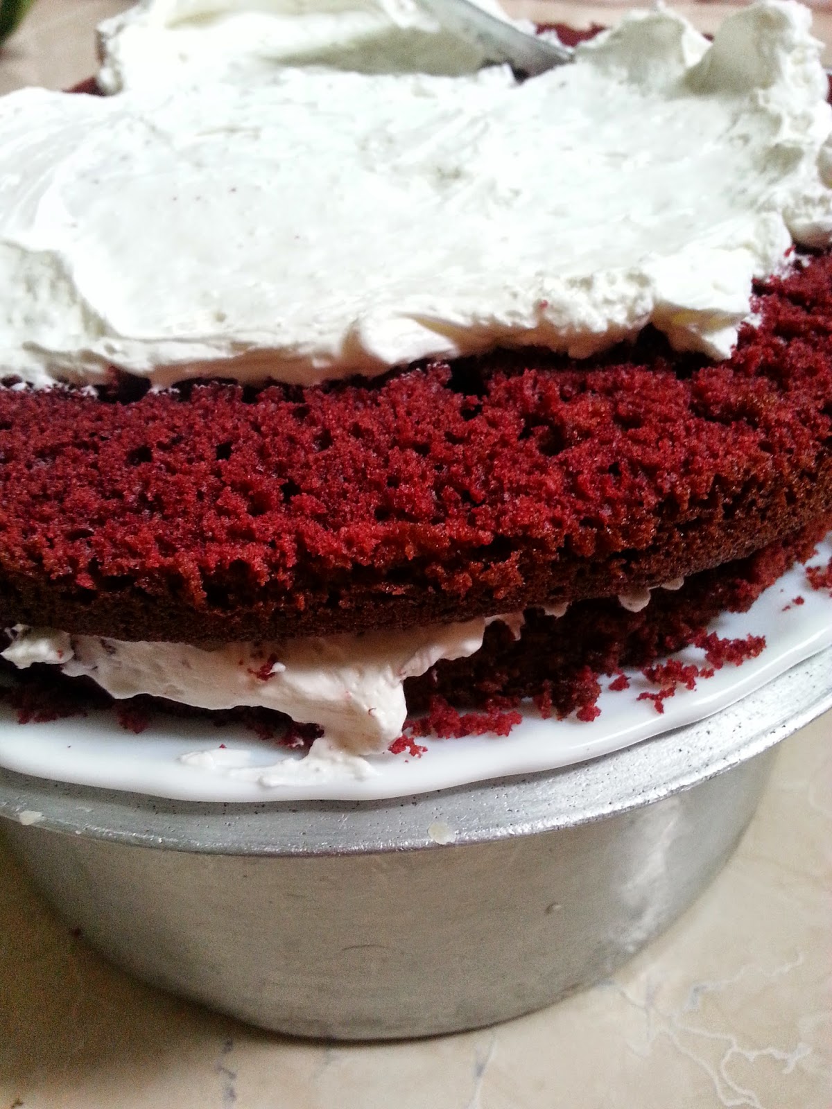 ♥cik siti hajar♥: Resepi Kek Red Velvet Mudah dan Sedap!