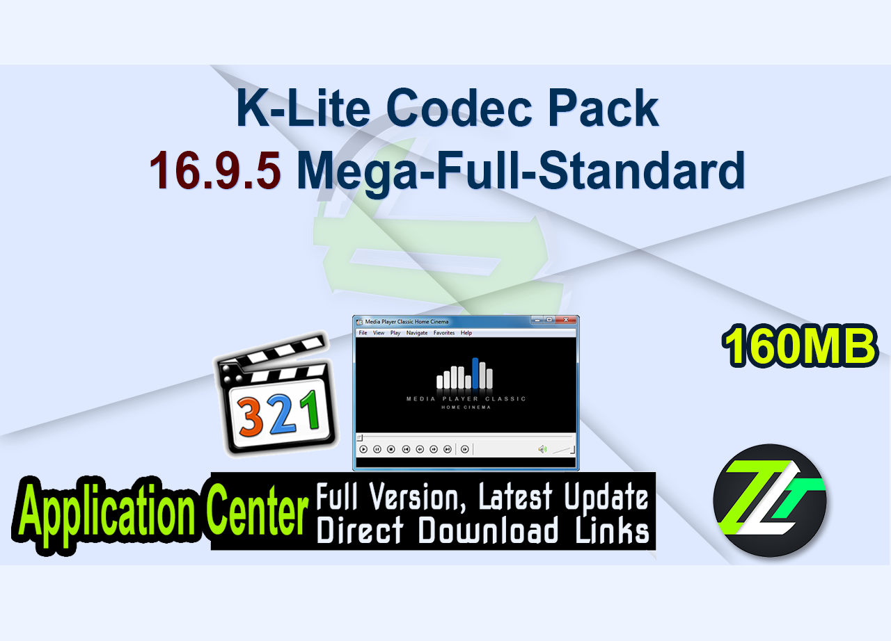 K-Lite Codec Pack 16.9.5 Mega-Full-Standard