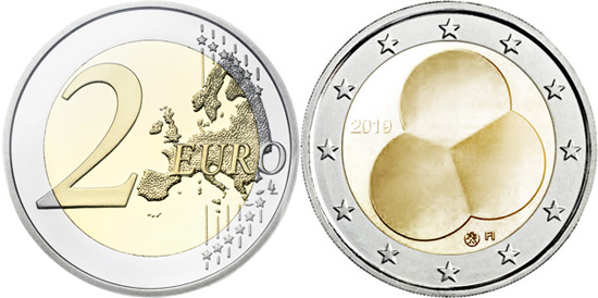 Finland 2 euro 2019 - Constitution Act of Finland 1919