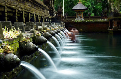 Balinese Sacred Ritual and Purification Ceremony 