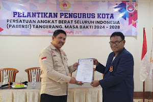 Kusnadi S.H Dilantik Sebagai Ketua PABERSI Kota Tangerang