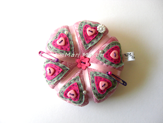 Pincushion Heart with Felt