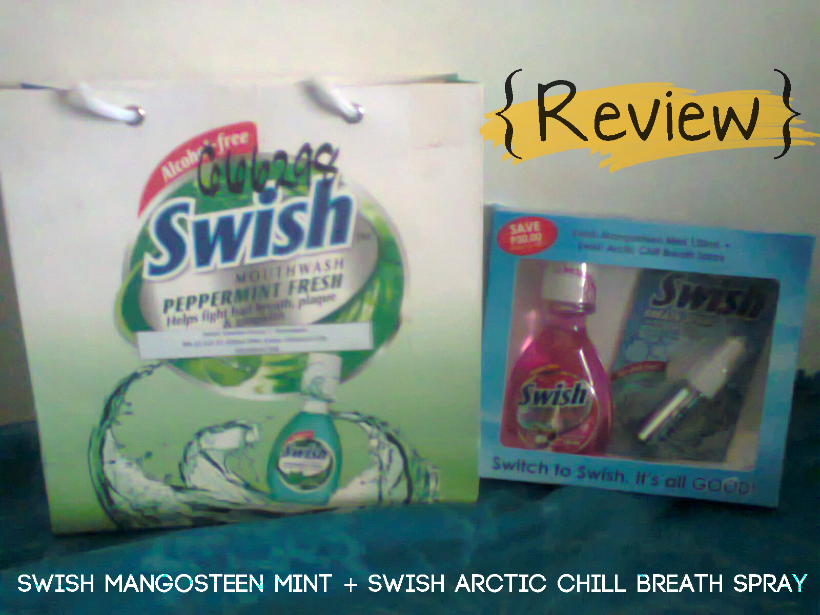 Review Swish Mangosteen Mint Swish Arctic Chill Breath Spray