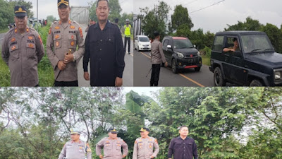 Gelar Patroli DiPerbatasan Lampung dan Sumsel, Kapolres Mesuji Serta Rombongan Amankan Pelaku Pemerasan Pada Supir