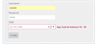 How to implement Custom user defined Age Range Validation / Data Annotations rules in MVC 4 application.