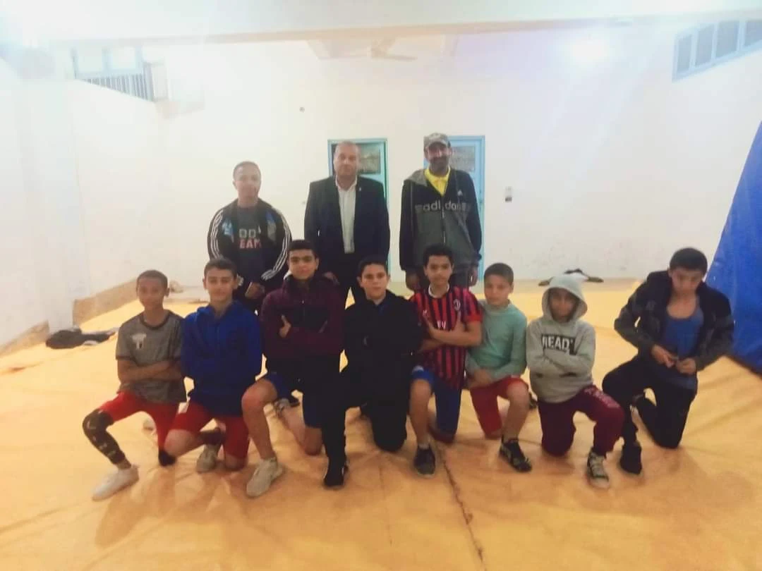 لاعبي المصارعه بمطروح يستعدون لبطولة الجمهورية