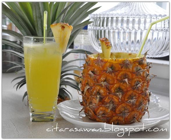 Jus Nenas / Pineapple Juice  Blog Citarasa wan