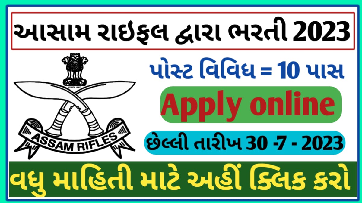 Assam Rifles Recruitment 2023