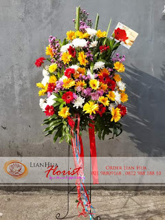 bunga standing flowers, bunga ucapan pernikahan, bunga ucapan selamat & sukses, congratulations flowers, toko bunga jakarta, bunga standing flowers murah di jakarta