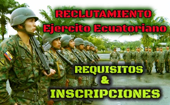 ᐅ Reclutamiento Ejercito Ecuatoriano Esforse Esmil Iwias 2020