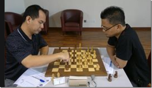 Mohd Saprin Sabri vs IM Mas Hafizulhelmi, Round 5, UPSI Open 2013