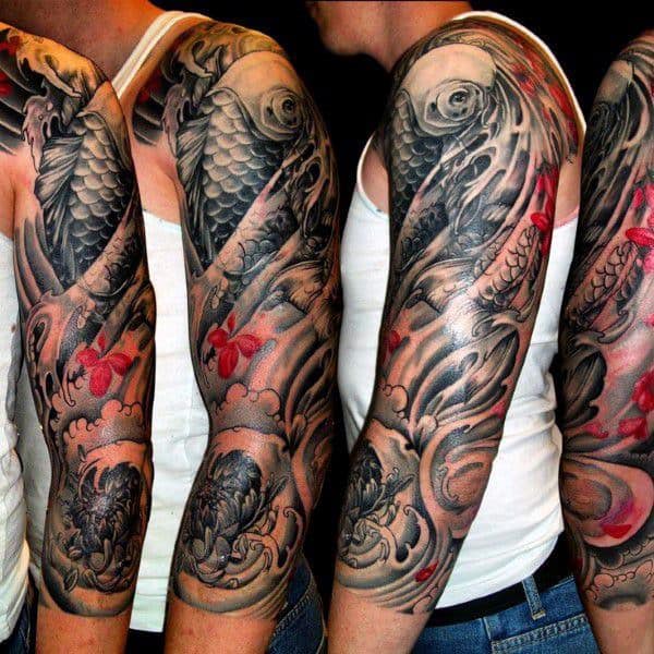 30 mangas de tatuagens japonesas para homens