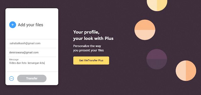 weTransfer - Cara Mudah Mengirim File Berukuran Besar di Internet